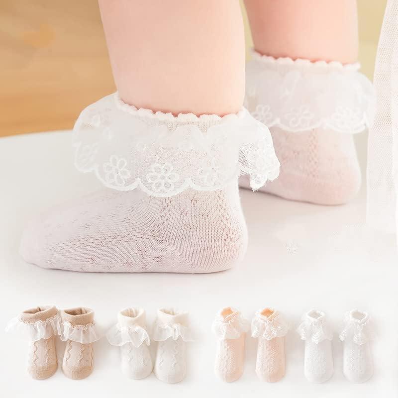 [Baby Koi] Baby Socks Socks Girls Newborn Cotton 2 Pair Set Non-slip Lace Cute Shichi-Go-San Birth Preparation Gift