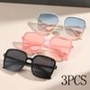 3pairs UV400 Mirrored Sunglasses Men Women Classic Fashion Sun Glasses Eyewear Gafas De Sol