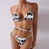 Módní Dámské plavky s potiskem Neformální Sling Bikiny Sexy plavky plavky