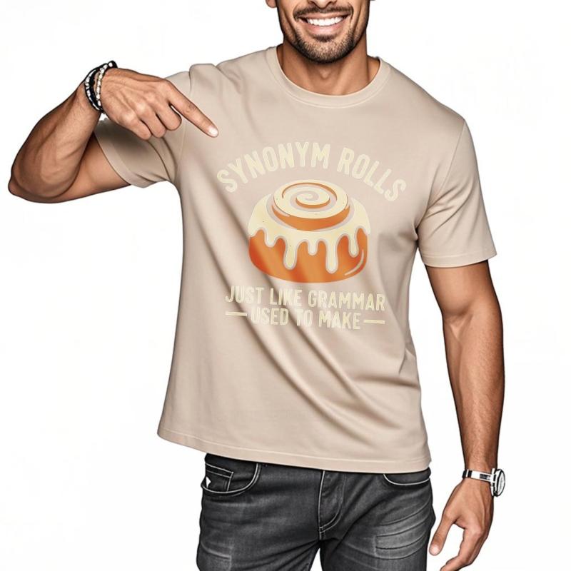 Big size summer Teenagers tshirt Synonym Rolls Just Like Grammar Used To Make Short Sleeve Comfortable Round Neck Top tees