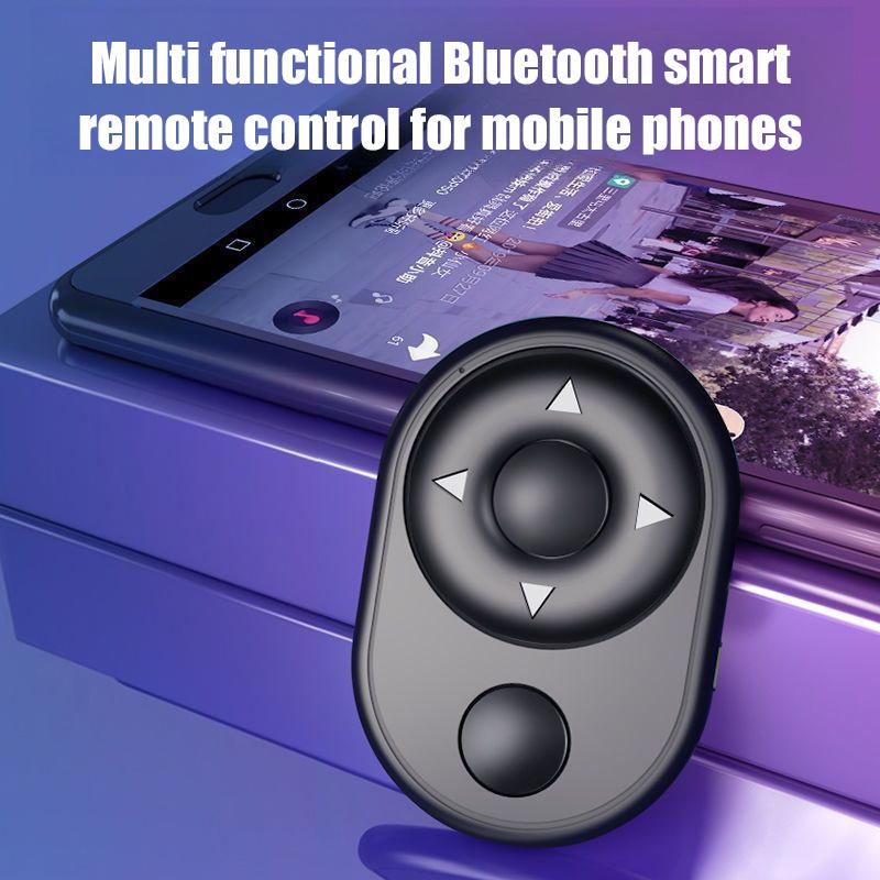 Mini Wireless Bluetooth Remote Shutter Controller Button Selfie Camera Rocker Shutter Remote Control Page Turning Douyin Liker
