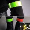 Cycling Bicycle Bike Sports Night Reflective Safety Wrist Band Leg Strap Belt