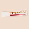 Metallic Paint Birthday Candle Set, Cake Baking Creative Local Tyrant, Monochrome Single Pencil Candle