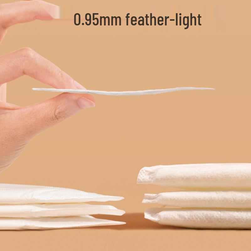 Ultra-Thin Disposable Breast Pads - 100 Pack: Anti-Overflow Nipple Covers for Postpartum Breastfeeding