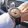 Men Business Casual Leather Watch Quartz Analog Wristwatch Birthday Gift Daily Decoration