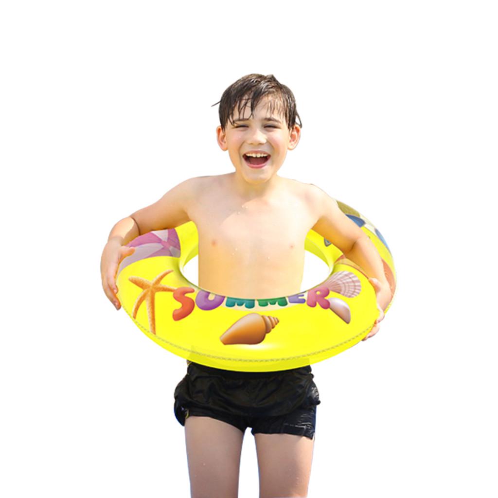 2 Anillos De Natación Inflables Con Lentejuelas – Diseño Arcoíris Degradado – Tamaño 26 Cm (interior) – Para Niños De 5 A 9 Años – Capacidad 20-35 Kg