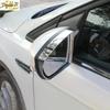 ABS Chrome Side Mirror Rain Eyebrow Cover Trim 2P For Ford Escape Kuga 2013-