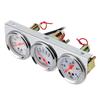 Universal 3 In 1 Gauge Set Water Temp VoltsOil Press 52mm Meter Mechanical Instrument