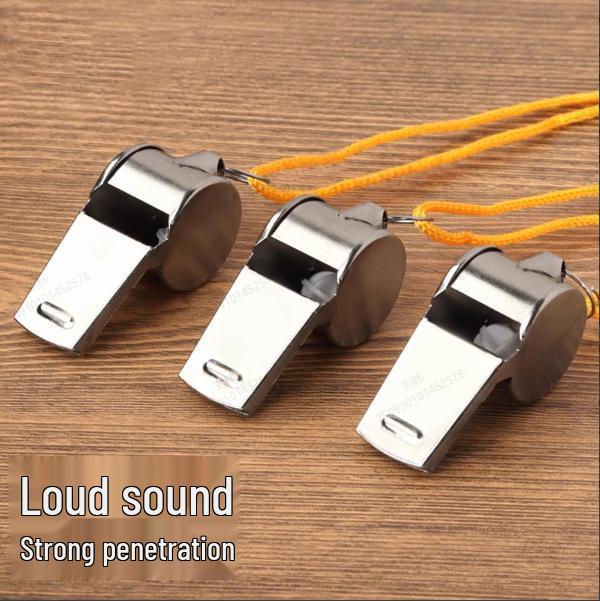 Edelstahl Hochfrequenzpfeife für Outdoor-Survival, Schiedsrichter, Sportlehrer und Basketballtraining