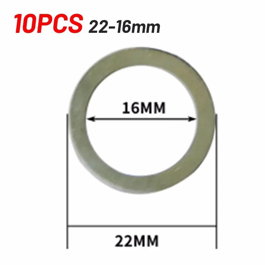10pc Circular Saw Blade Reducing Rings Conversion Ring Cutting Disc Inner Hole Adapter 16/20/25.4/30mm Woodworking Tools Washer