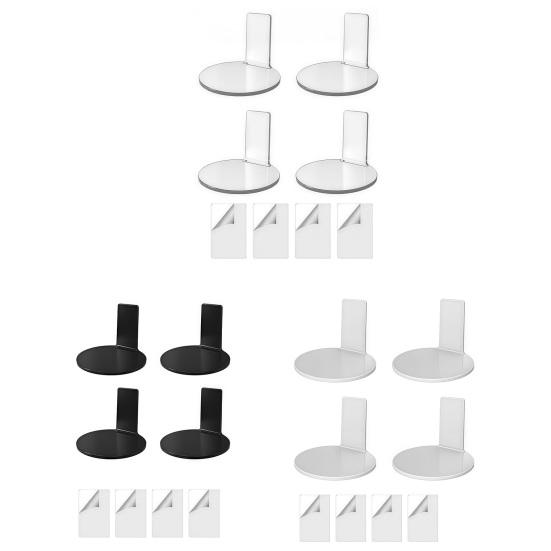 Adjustable Stand for Small Statues Doll Floating Display Stand, Clear Acrylic Action Figures Wall Shelf Anime Shelf, Sturdy Desktop