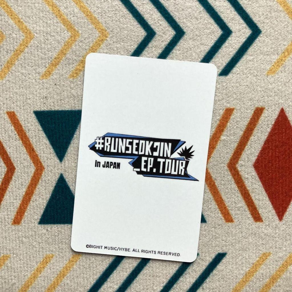 [USED] BTS New Member RUNSEOKJIN EP.TOUR JIN JIN Trading Card