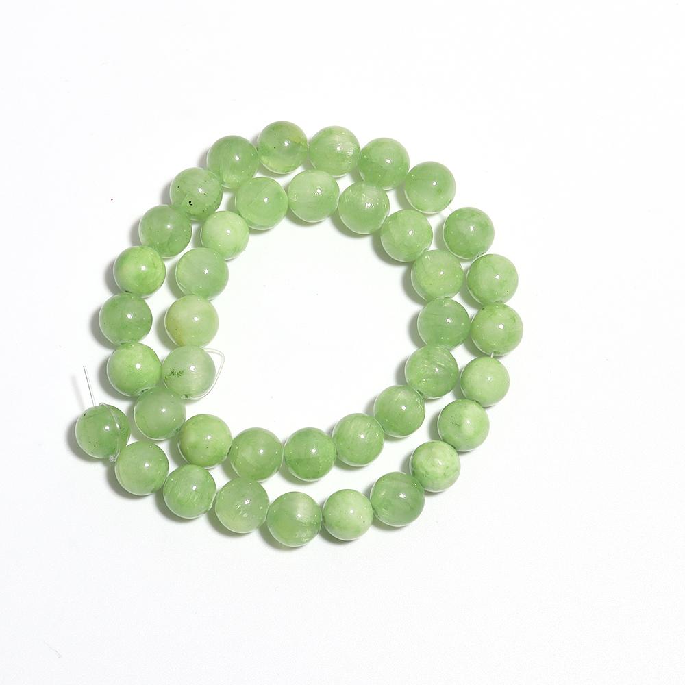 Natursteine Grüne Perlen Imitation Jade Jaspis Runde Lose Abstandshalter Perlen Für Schmuckherstellung Armbänder Halskette 4/6/8/10/12mm