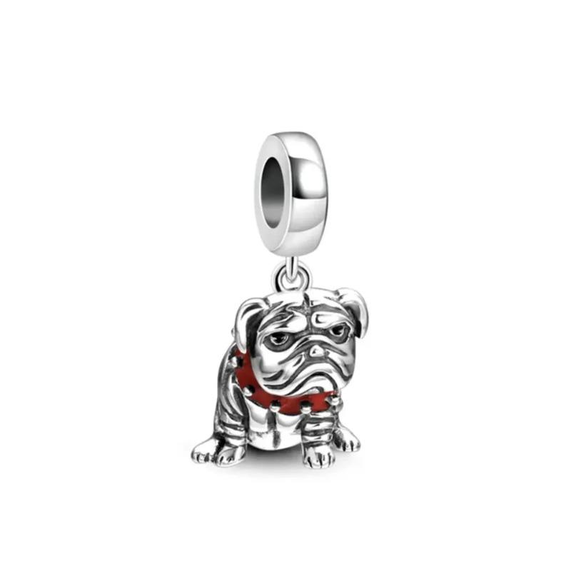 925 Silver Dog Claw Pendant Bracelet Charm Talisman for Men Women Birthday Gift Animal Jewelry Tiger Monkey Elephant Hedgehog