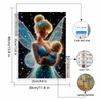 Diamond Mosaic Colorful Diamond Painting Tinker Bell and The Child Full Round Embroidery Cartoon Creative Hobbies Wall Decor