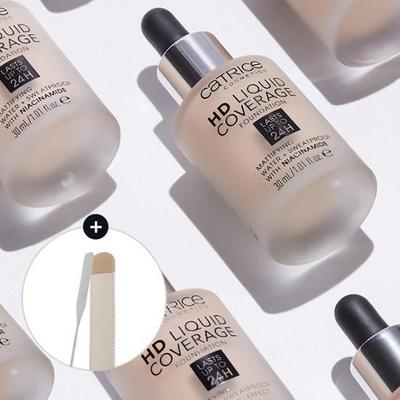[1+1 Plan] HD Liquid Coverage Foundation Duo Set