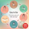 20 Pcs Reusable Makeup Remover Pads Bamboo Washable Cotton Rounds with Cotton Laundry Bag and Round