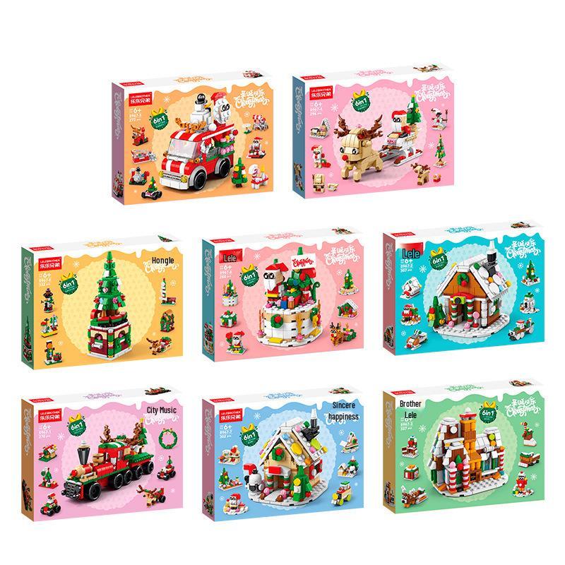 Christmas Tree Building Blocks: LEGO-Compatible Educational Toys for Girls & Boys