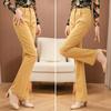 Women's Elastic Bootcut Jeans, Women's New Light-Colored Mid-Waisted Slim-fitting Flared Jeans