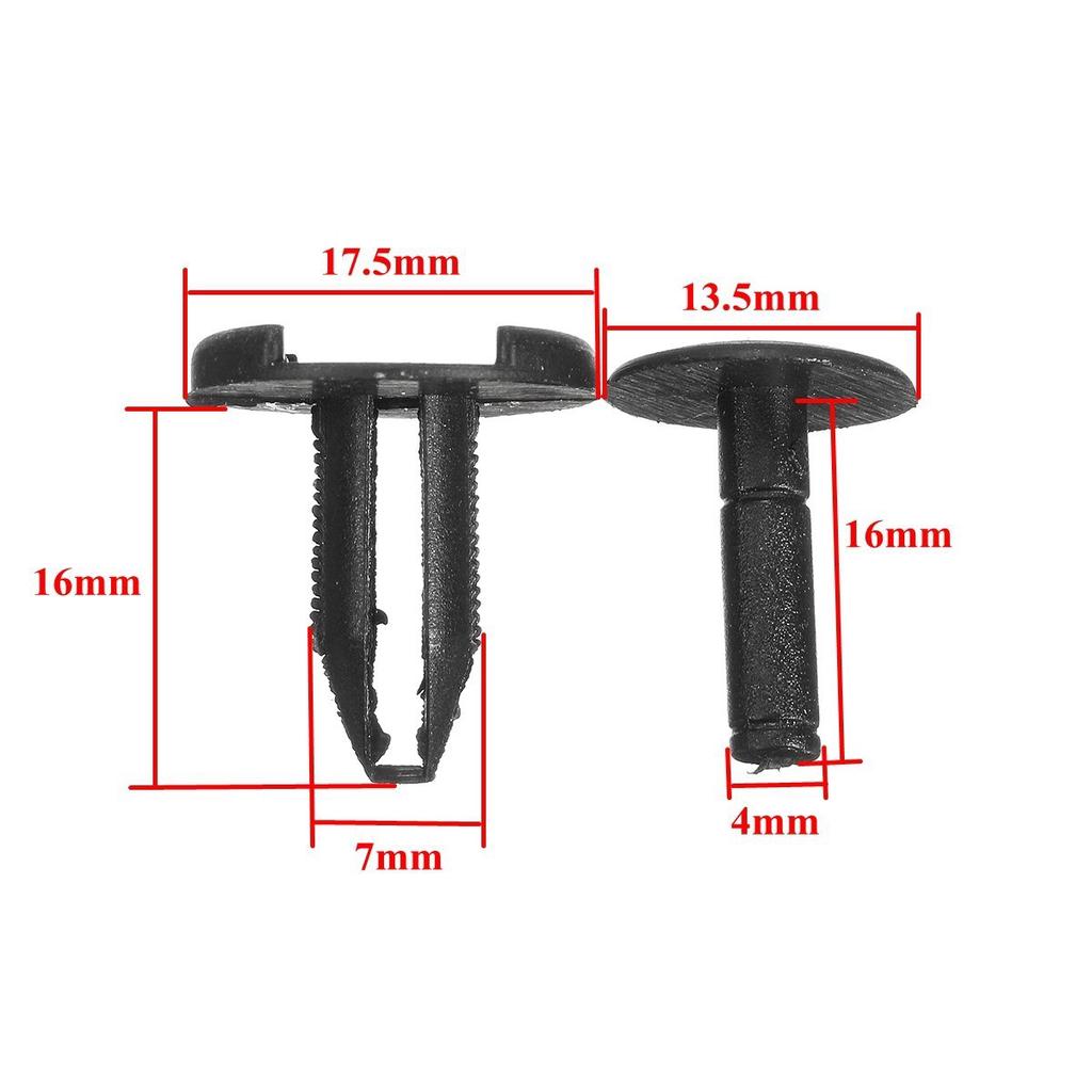10x pare-choc roue Carénage Clips de fixation pour Buick Cadillac...