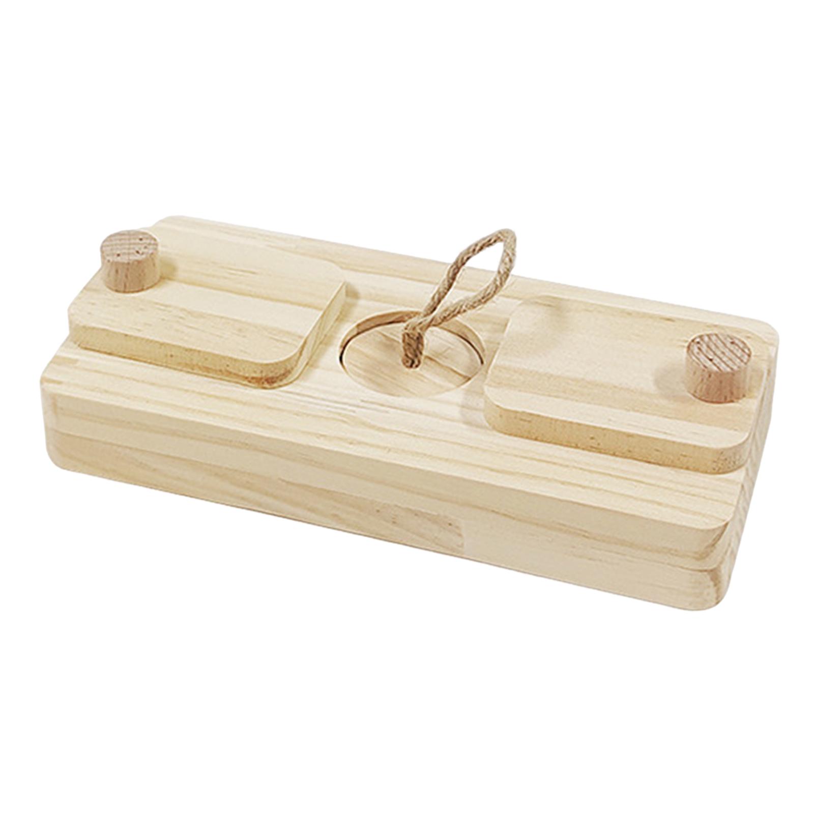 Hamster Foraging Toy Rabbit Chew Toy for Rabbits Food Foraging Toy Foraging Toy for Small Animals Wooden