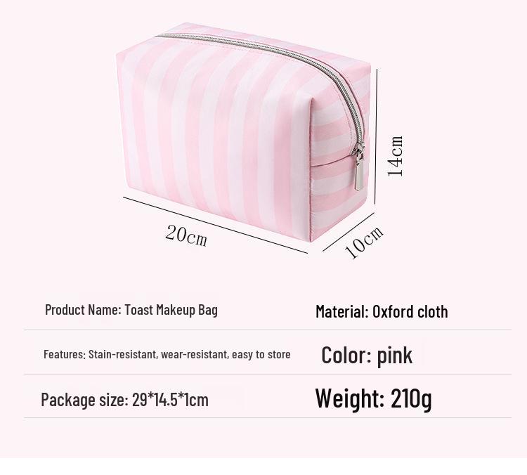 Chic Double-Layer Travel Makeup Bag: Cute, Spacious, Portable Cosmetics Organizer