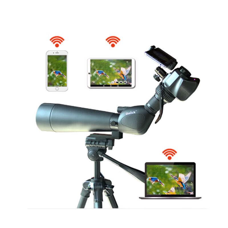 Onick Spotting Scope with Wireless WiFi Capture & Eye-500 Eyepiece