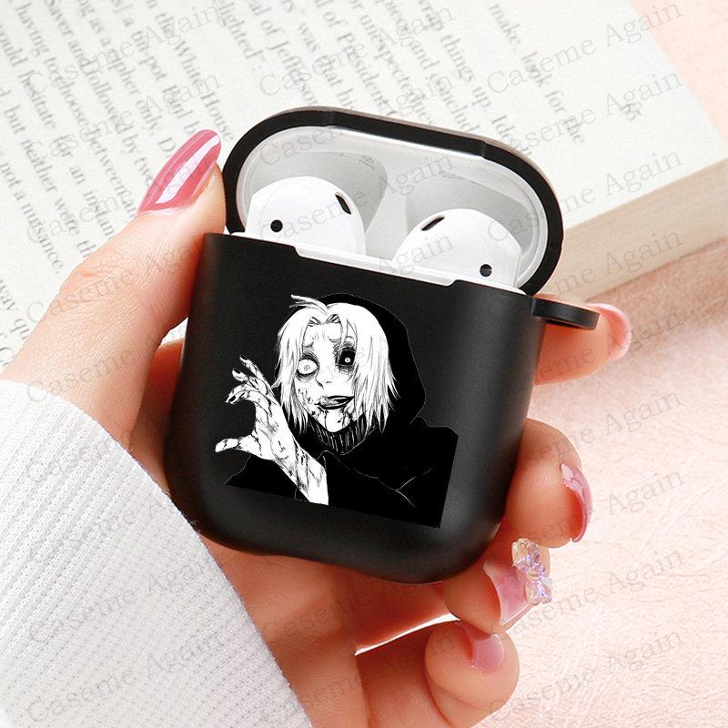Cheap Horrible Anime Tokyo Ghoul Soft Black Silicone Case for Apple Airpods Pro 3 2 1 Ken Touka