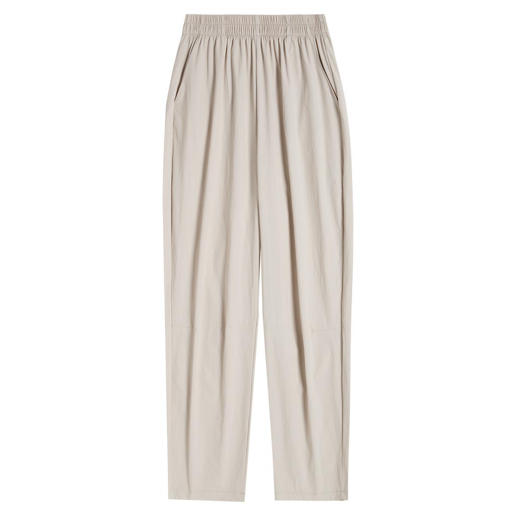 Sweatpants summer light nine-point pants women's 2025 new small cool walker ice silk quick-drying radish pants