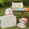 Double-layer Picnic   Bag Fresh-Keepin Insulated Tote Bag  for School Picnic Office