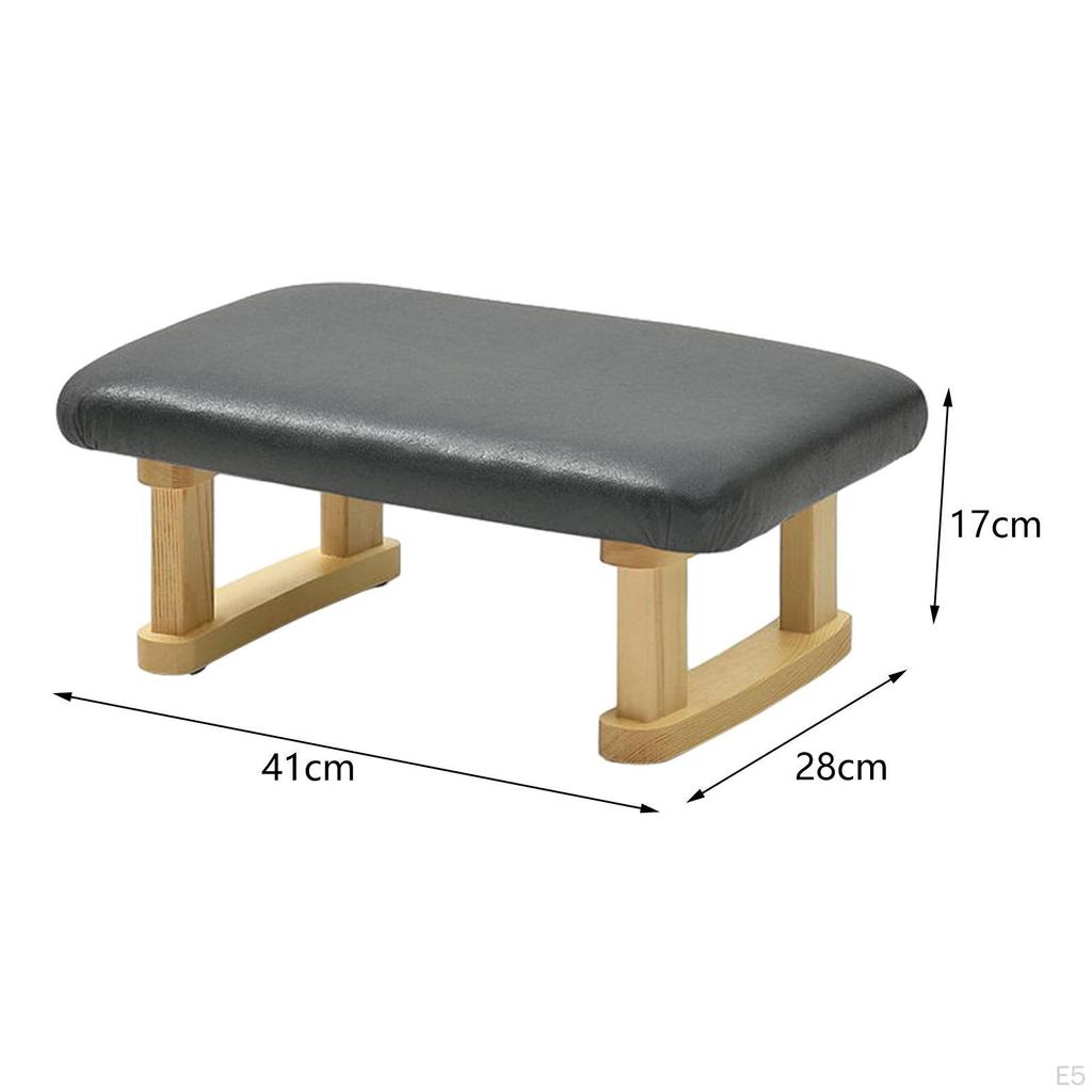 Schicker Holzbein Hocker für die Wohnungsdekoration