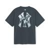 New MLB New York Yankees Basic Collection SS25 T Shirt Unisex Dark Gray 3ATSB6353-50GRD
