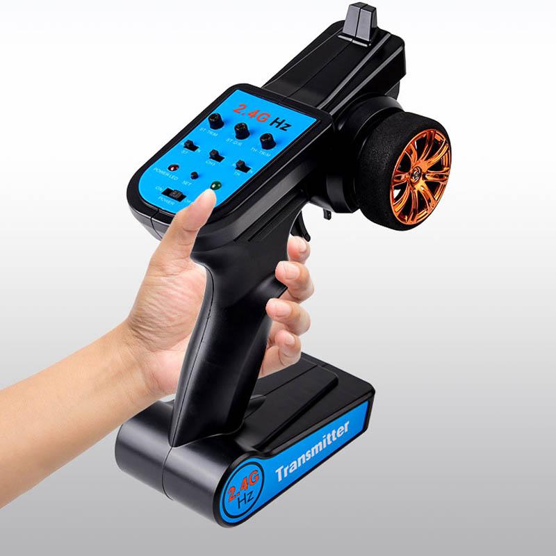 2.4G 3CH RC Controller Radio Transmitter Adjustable W/ Receiver for RC Car