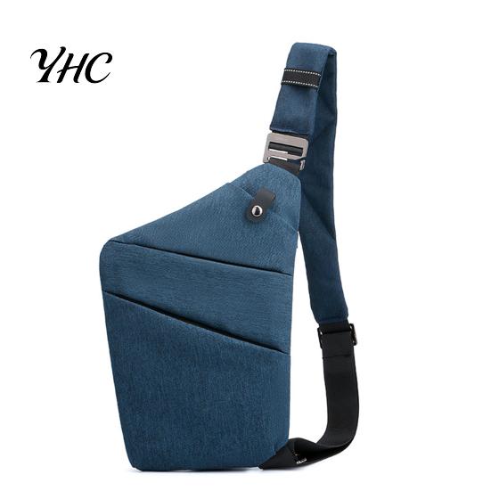 Security Anti-theft Bag Anti Theft Travel Slim Sling Large Capacity Zipper Closure Adjustable Crossbody for Women Men Functional Shoulder