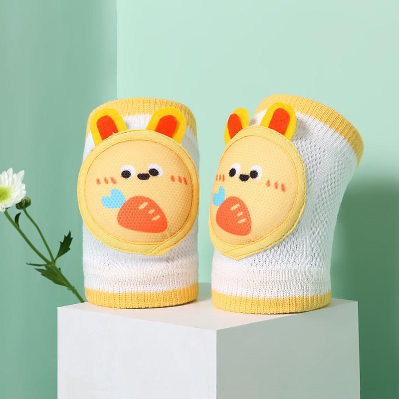 25 Baby Knee Pads: Anti-Fall Crawling Gear for Infants and Kids, Breathable Mesh, Summer Style