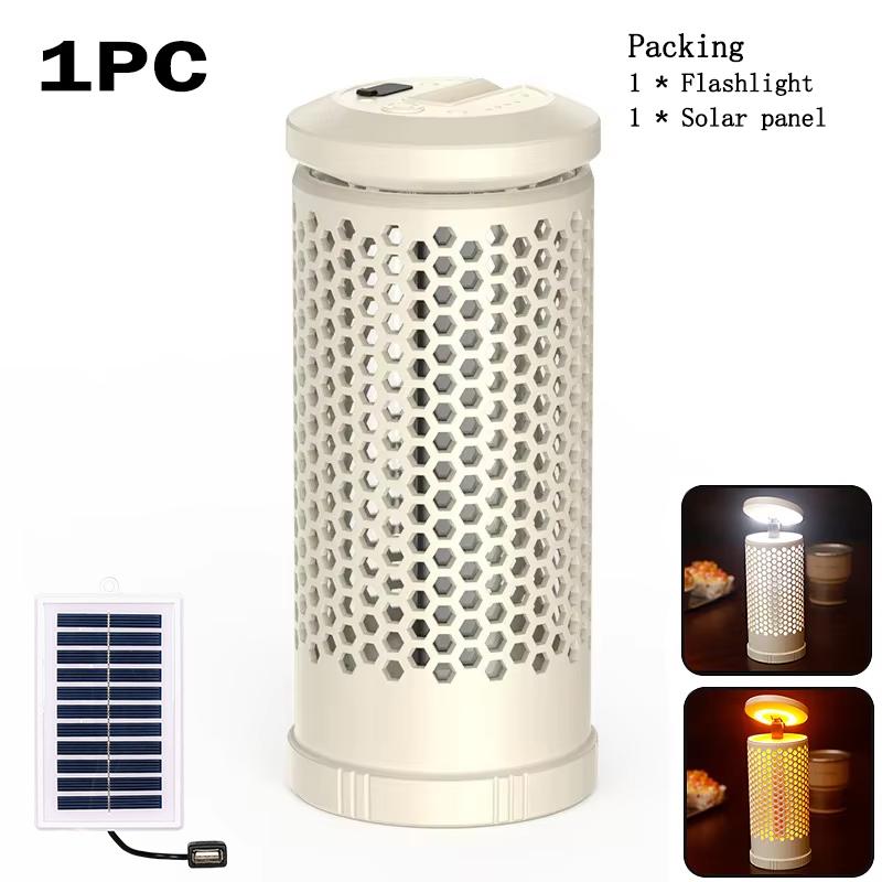 2600mAH Outdoor Telescopic Camping Light Rechargeable Portable Magnetic Honeycomb Lantern Light Emergency Lighting Camping Gear