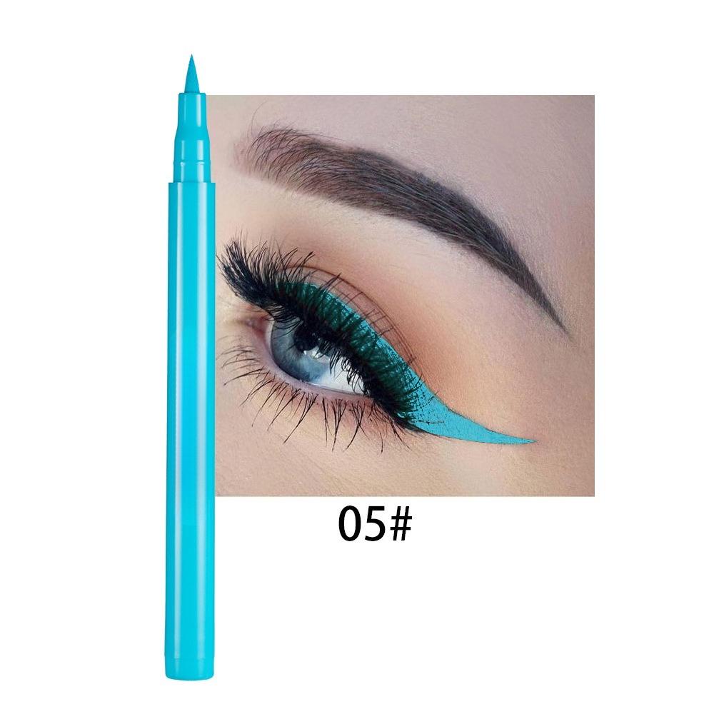 Eye Liner Pencil Small Gold Liquid Eyeliner Pen Quick-drying Eyeliner Waterproof Lasting Eyeliner Black/Brown Eyes Makeup Liquid