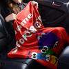 Custom Name StoryBots Theme Printed Blanket - Perfect for Couch, Bed, Travel & Outdoor Use | Machine Washable, Cozy & Durable.