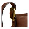 Coach Bleecker 21 Bucket Bag With Front Brand Logo Women Shoulder Bag Warm-Brown CCW84-B4WBR