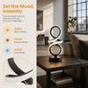 USB Powered Desk Lamp Dimmable Brightness Nightstand Lamp Modern Bedside Lamp  Beauty Salon