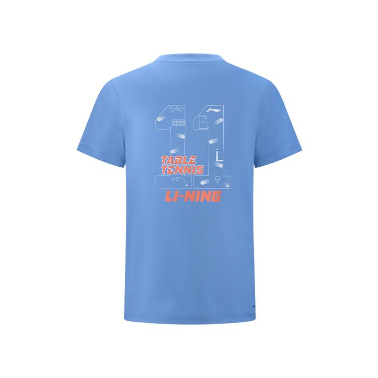 Li Ning Table Tennis Elite Series National Team Round Neck Comfortable Casual Quick Dry Breathable Lightweight Short Sleeve T-Shirt AHSW063-2