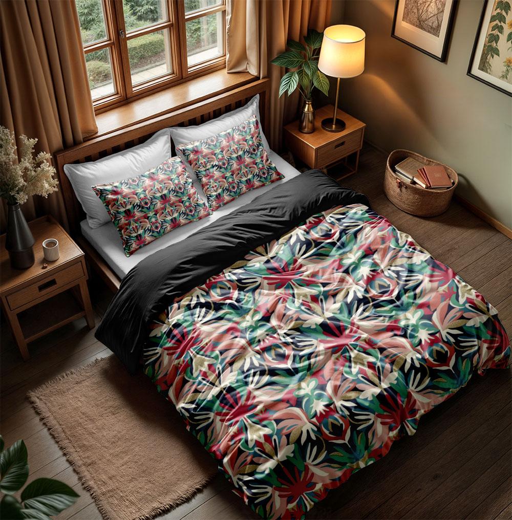 

Brazilian Amber Tree Art Duvet Cover Set UK Single Double Queen US Twin Full King Size Among Bed Linen Set 140x200cm