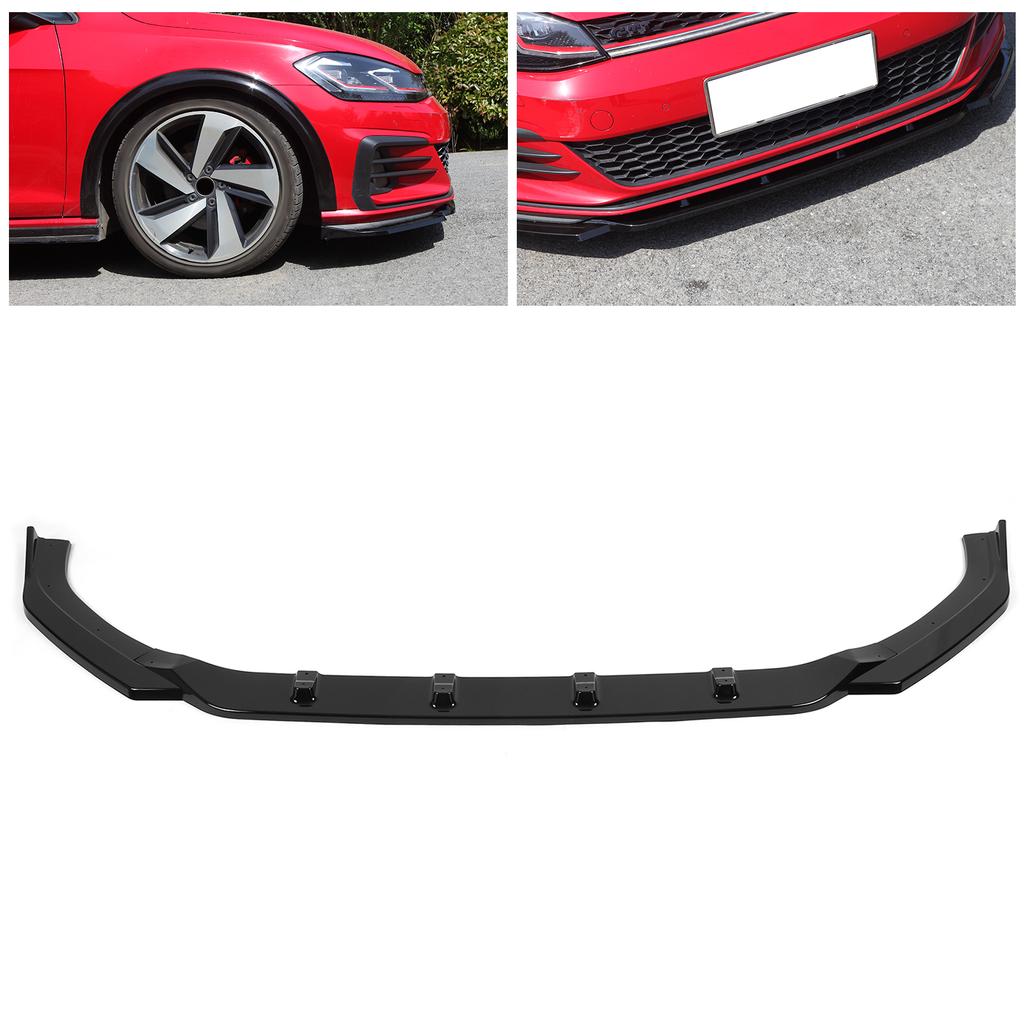 3PCSCelsiusSet Front Bumper Splitter Lip for Maxton Replacement for MK7.5 2017‑2020