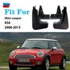 Car Accessories Front Rear 4pcs Ste FOR MINI COOPERS R56 Mudguards Fender Mud Flap Guard Splash Fenders 2008-2013