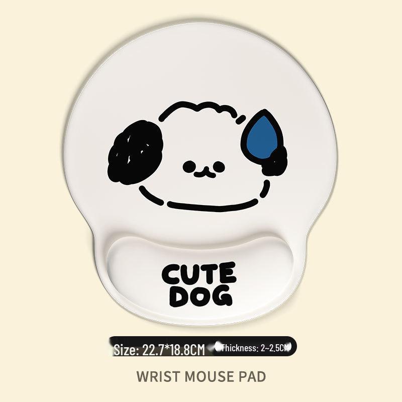 

Милый коврик для мыши с подставкой для запястья из пены с памятью в виде животного для женщин - Поддержка для рук для офиса и клавиатуры
