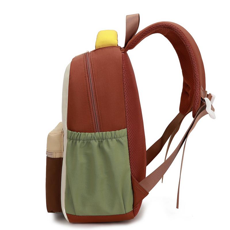 Children's Schoolbag Contrast Kindergarten Backpack Lightweight Backpack for Boys and Girls