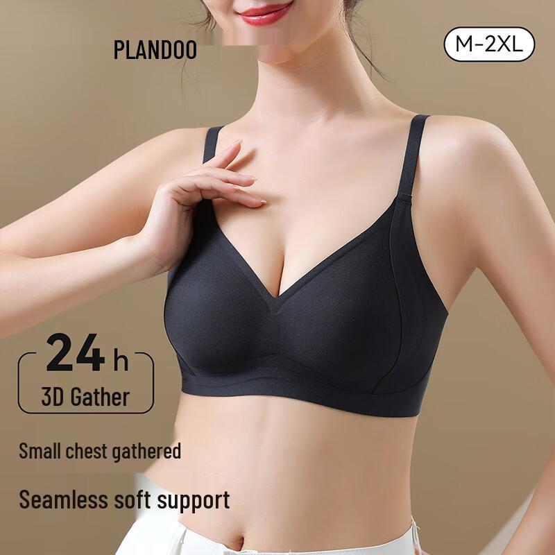 Palando Zero-Feel Seamless Push-Up Wireless Bra L