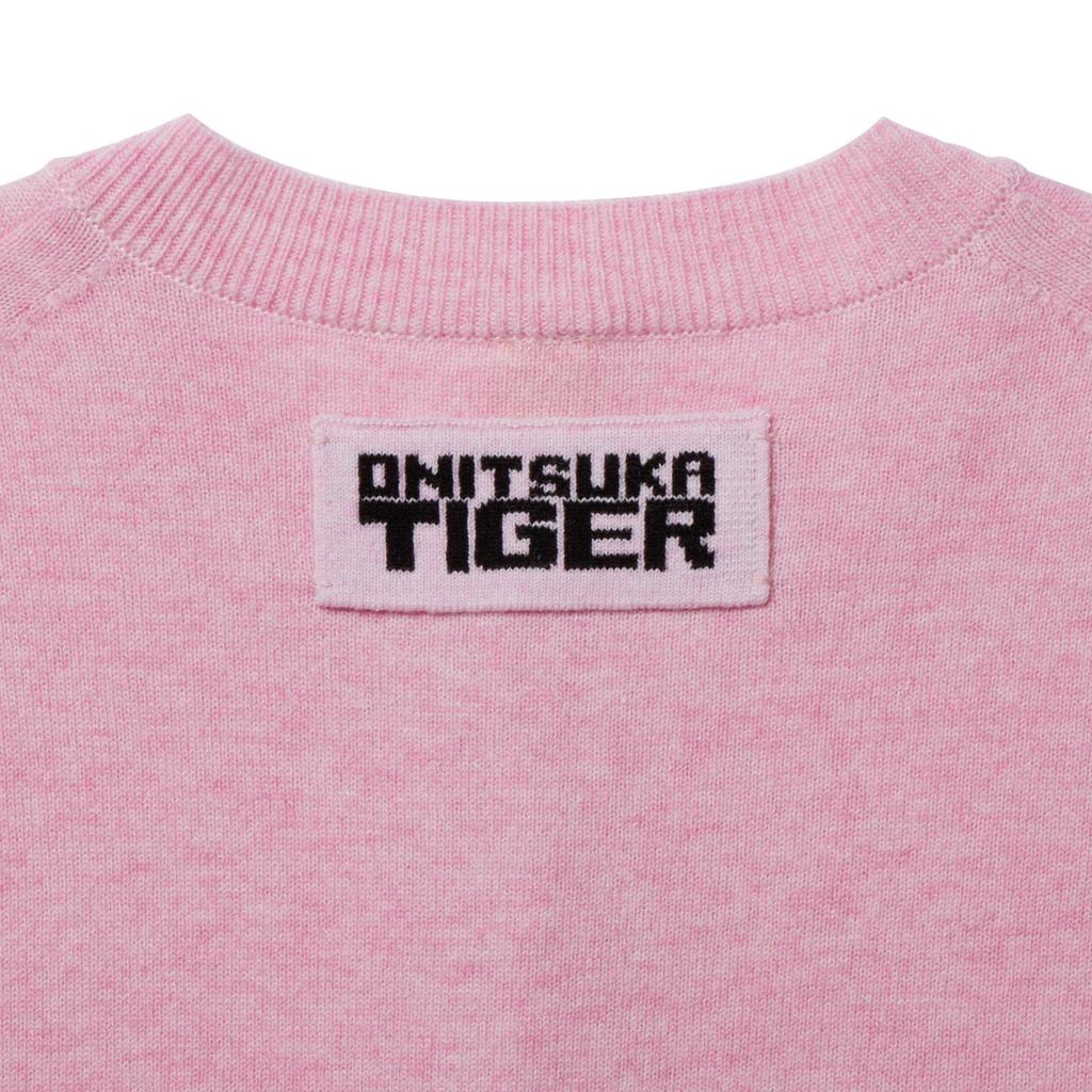 New Onitsuka Tiger KNIT CARDIGAN Knitwear Unisex Pink 2183B364-700