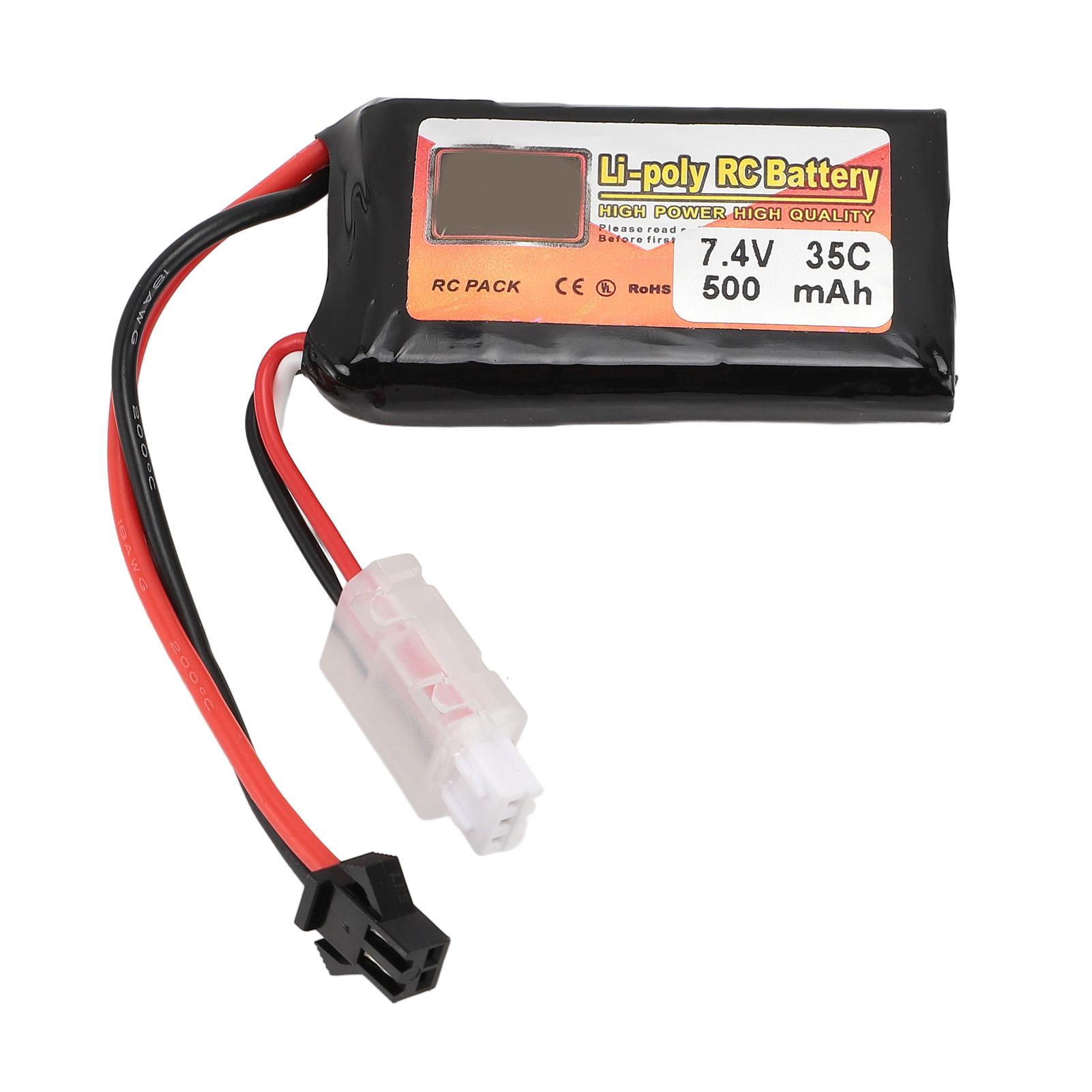 

RC Drone Battery Professional 7.4V 2S 500mAh 35C Lithium Battery for RC Helicopter RC Drone RC Boat