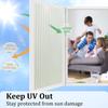 Privacy Self-Adhesive Opaque Window Film for Glass Anti UV Vinyl Decorative Patterned Static Cling Window Stickers for Home